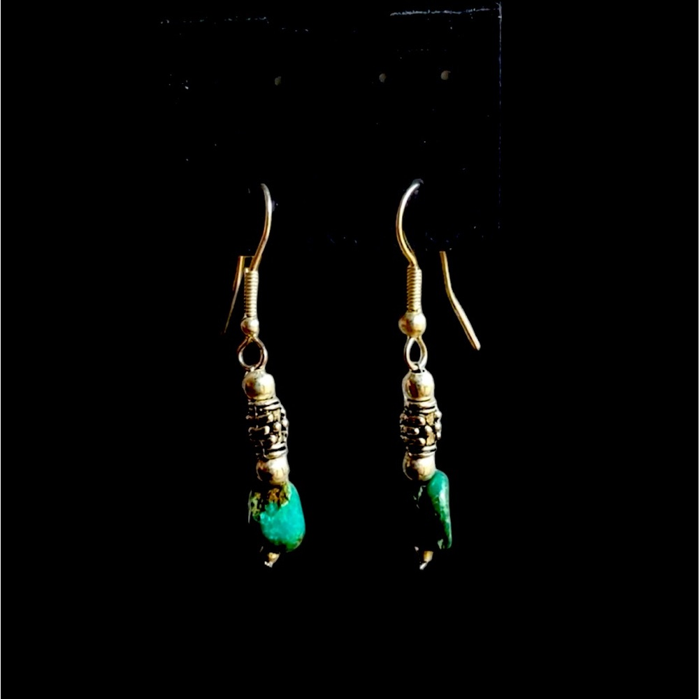Stone earrings